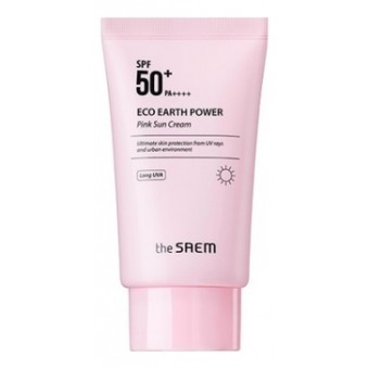 The Saem Eco Earth Pink Sun Cream Ex - Крем солнцезащитный